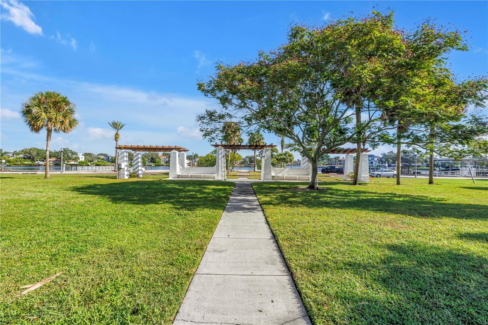 Just one block away from the park and Coffee Pot Bayou