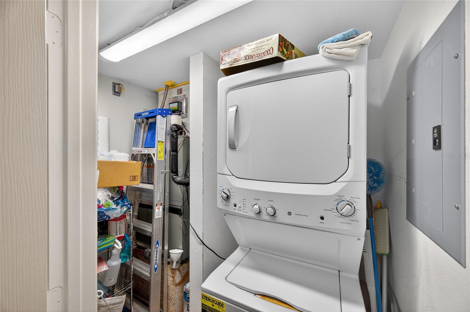 Inside laundry room