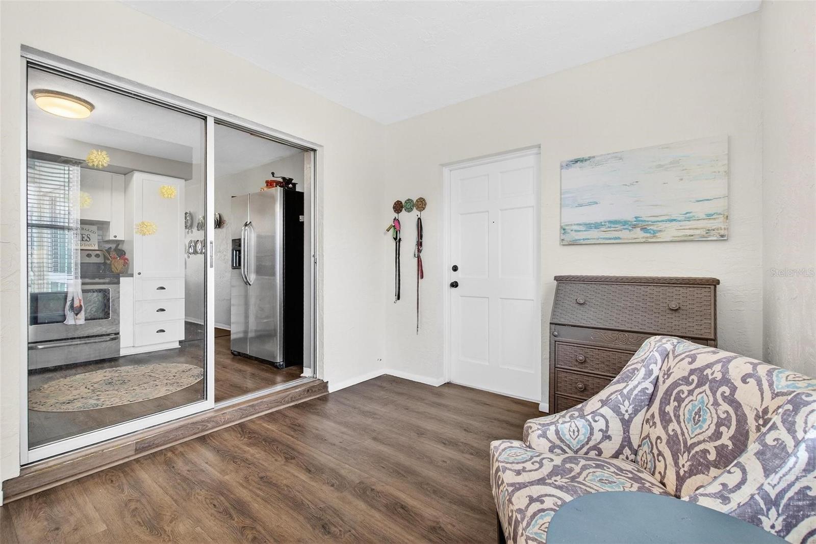 Extra Bonus Door Accross from the Laundry Room