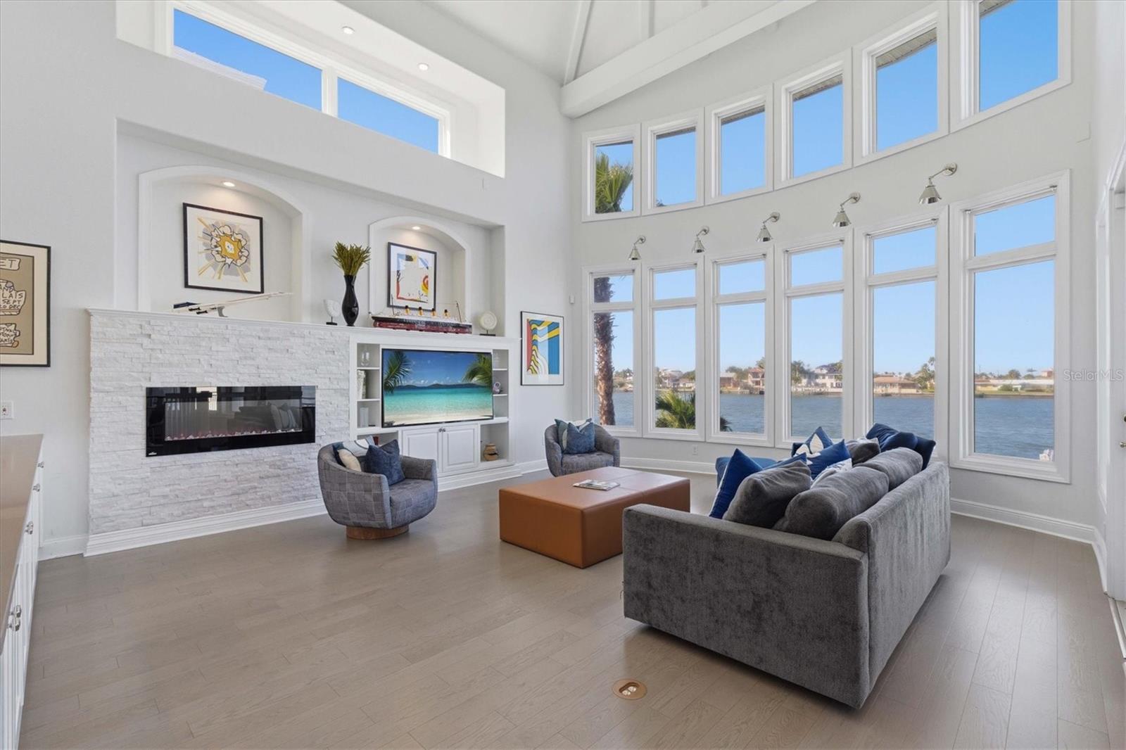Family room with spectacular views!
