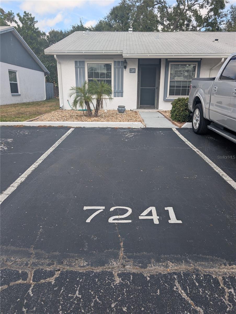 Assigned parking directly in from of your unit + ample Visitor parking