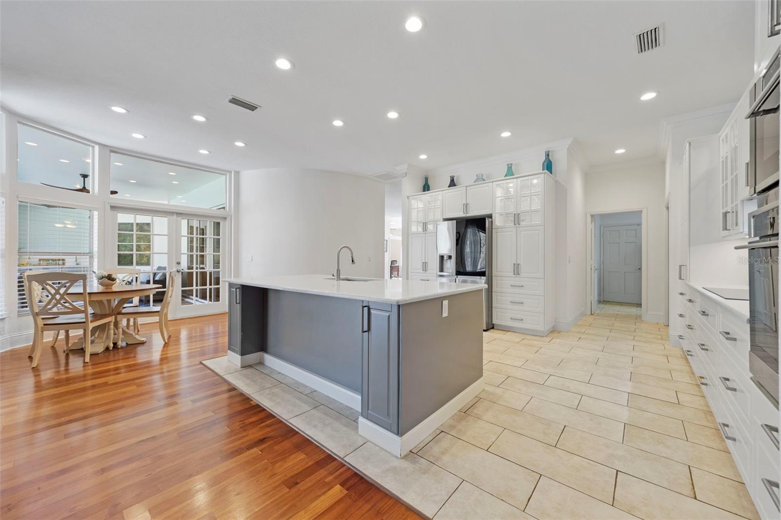 Open concept to pocket sliders