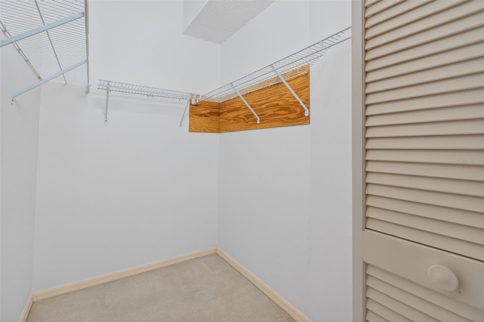 Large walk in closet.