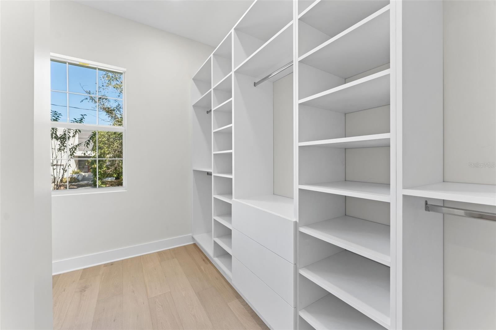 Primary Walk In Closet