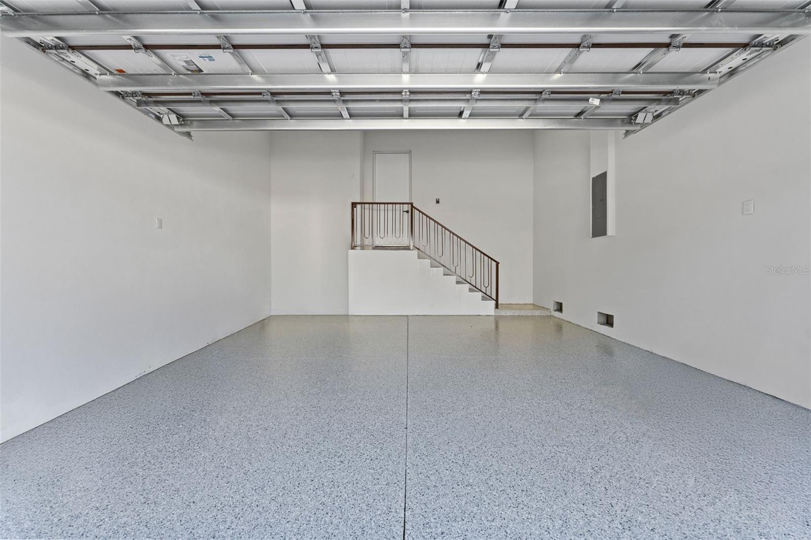 Garage with Epoxy Floor