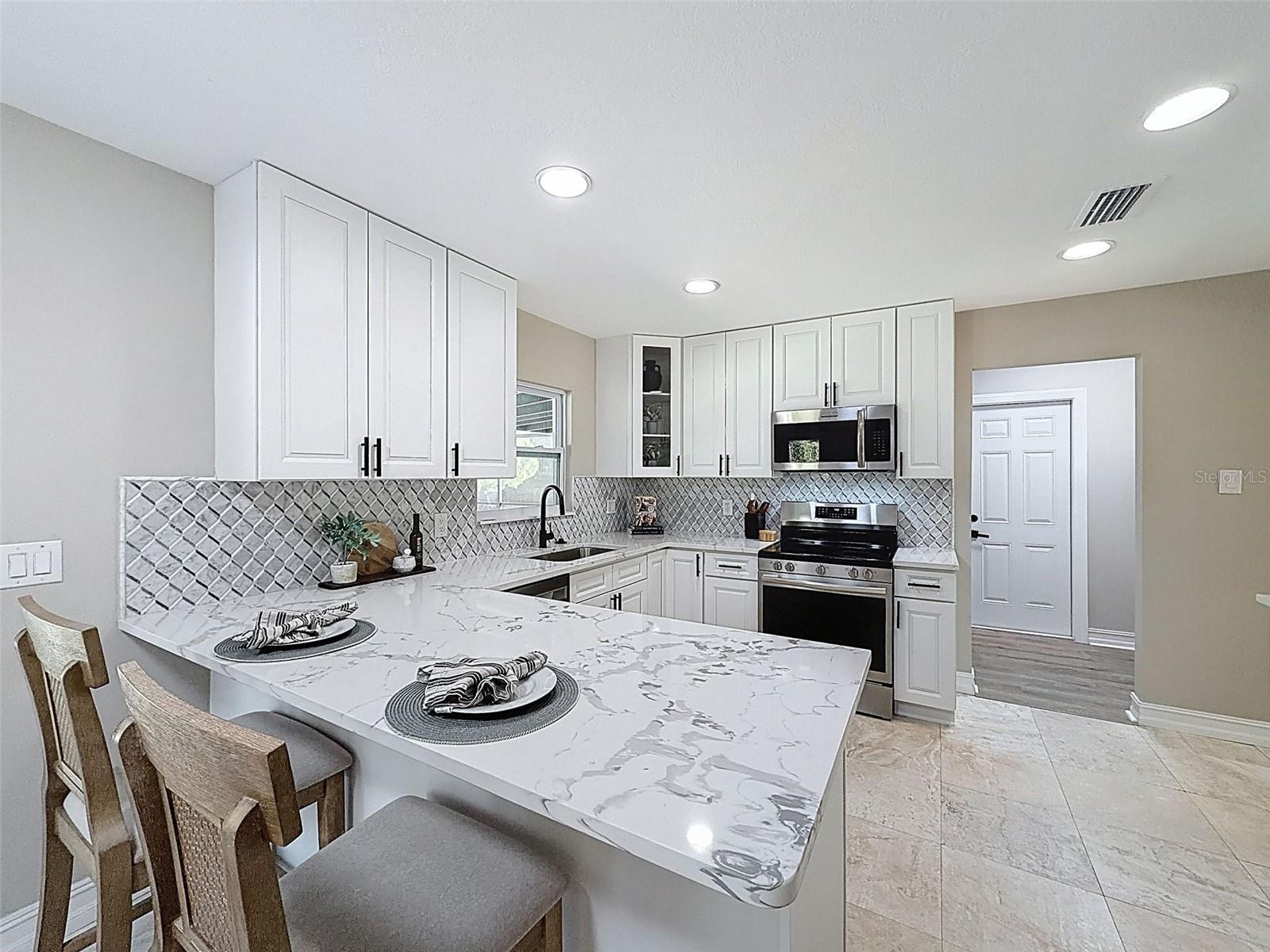 Spacious recently remodeled kitchen - everything is NEW.