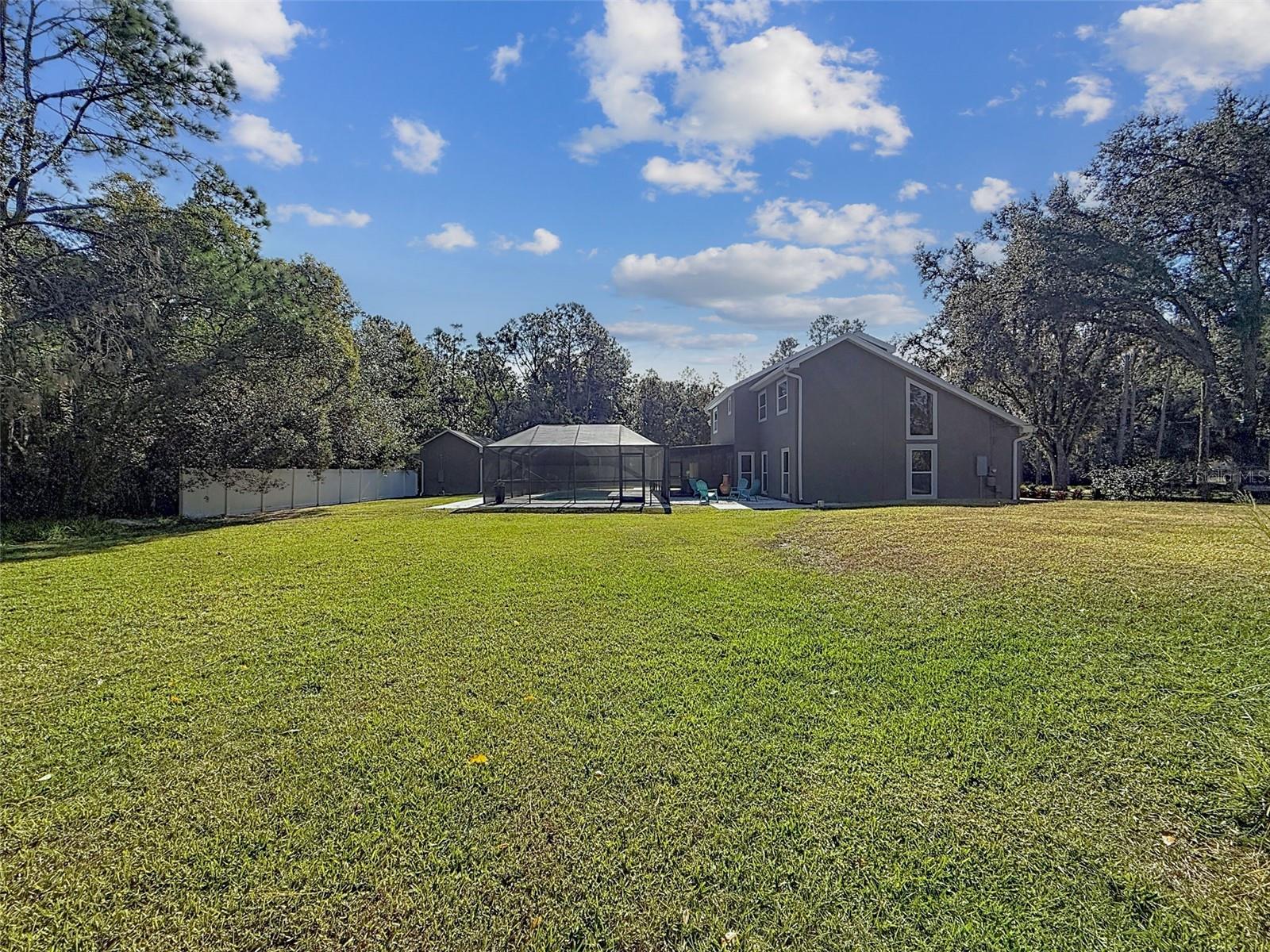 1.31 acres for gardening and play.