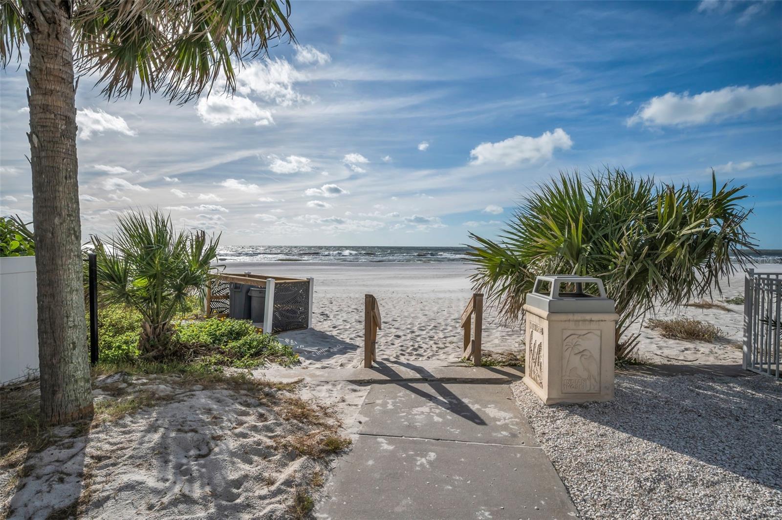 Private Beach Access!