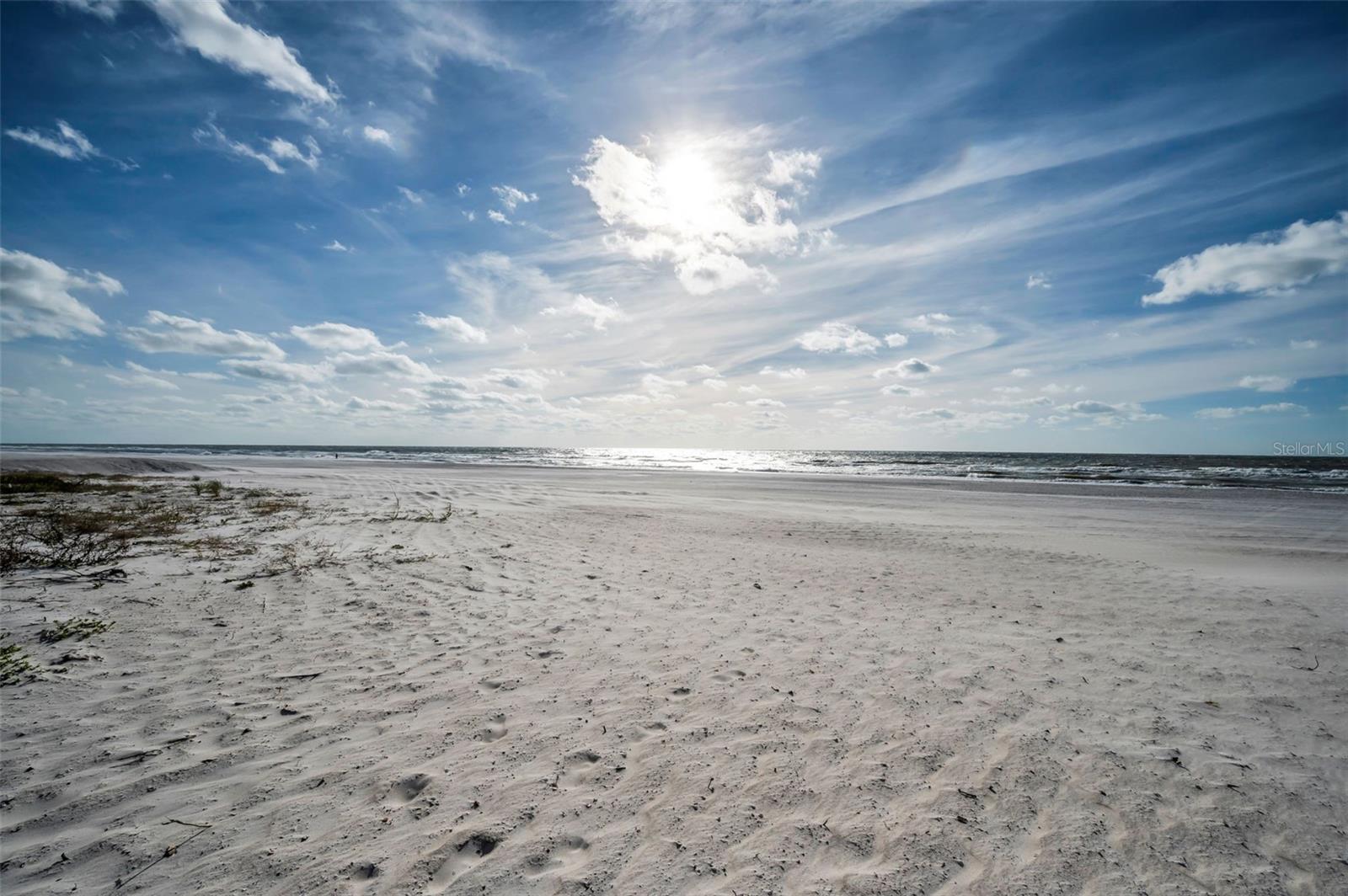 Sugary Sands of the Gulf directly across the street from your condo!