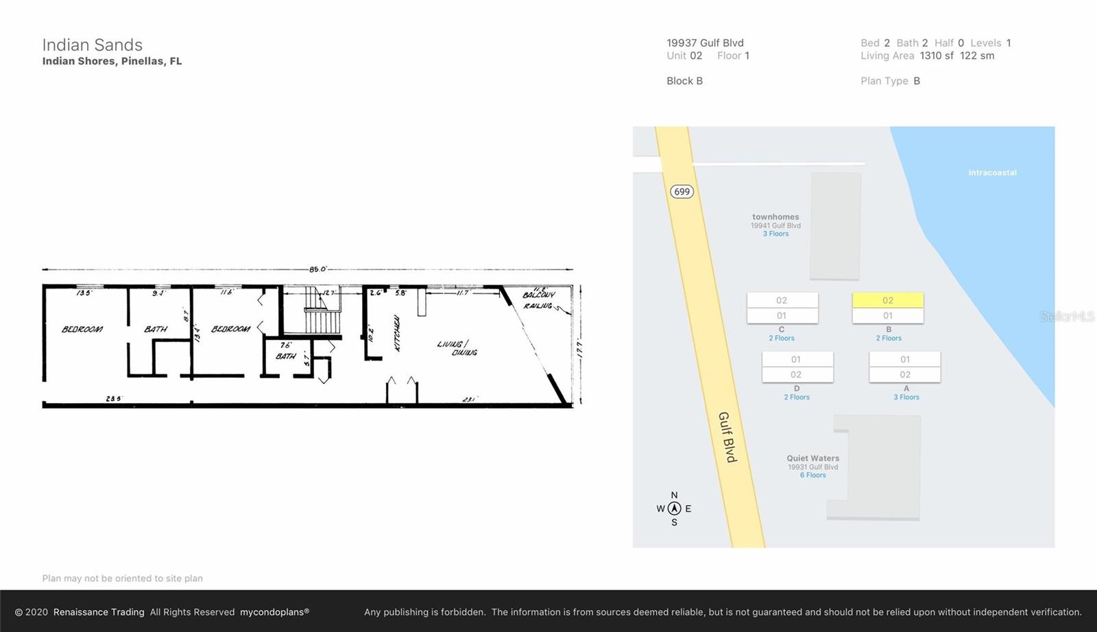 Location of the Condo and Floor plan