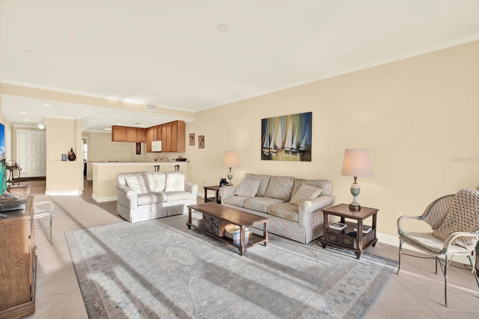 Living Room and Kitchen