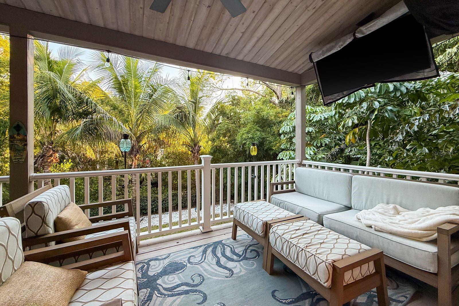 Rear Balcony Living Area