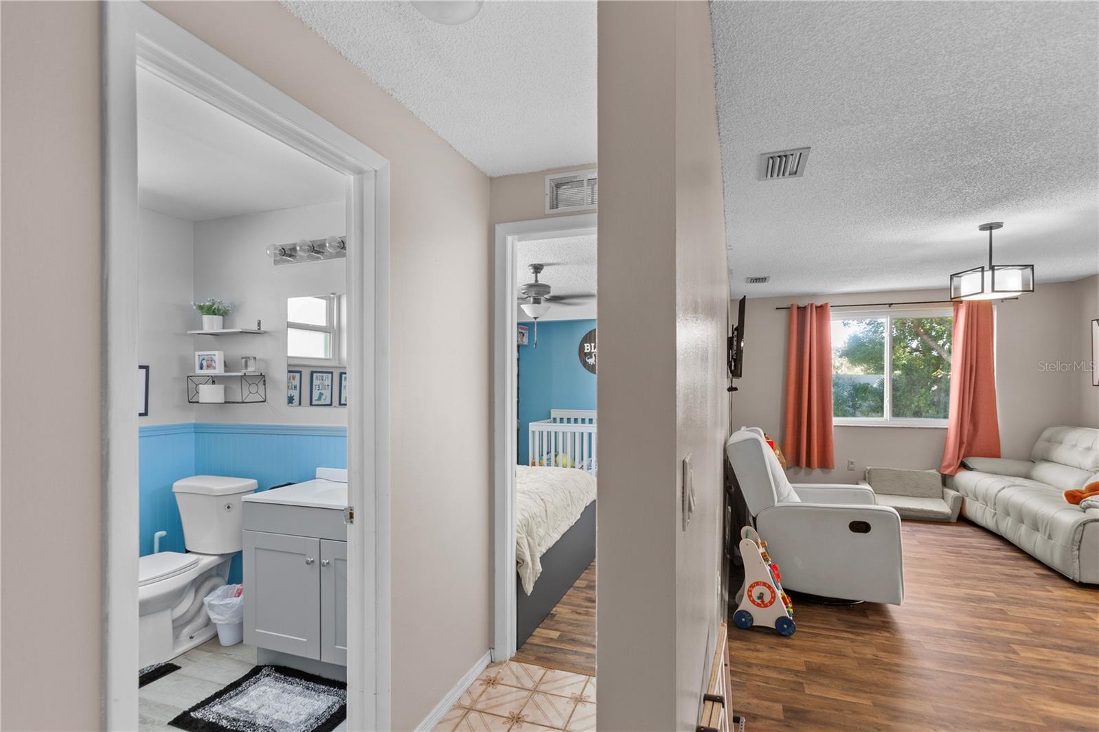 2nd bedroom by bathroom