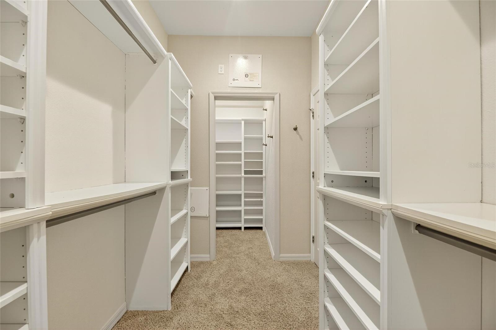 Built in closet!
