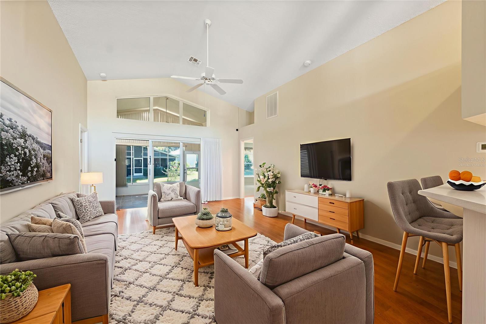 Living (Virtually Staged)