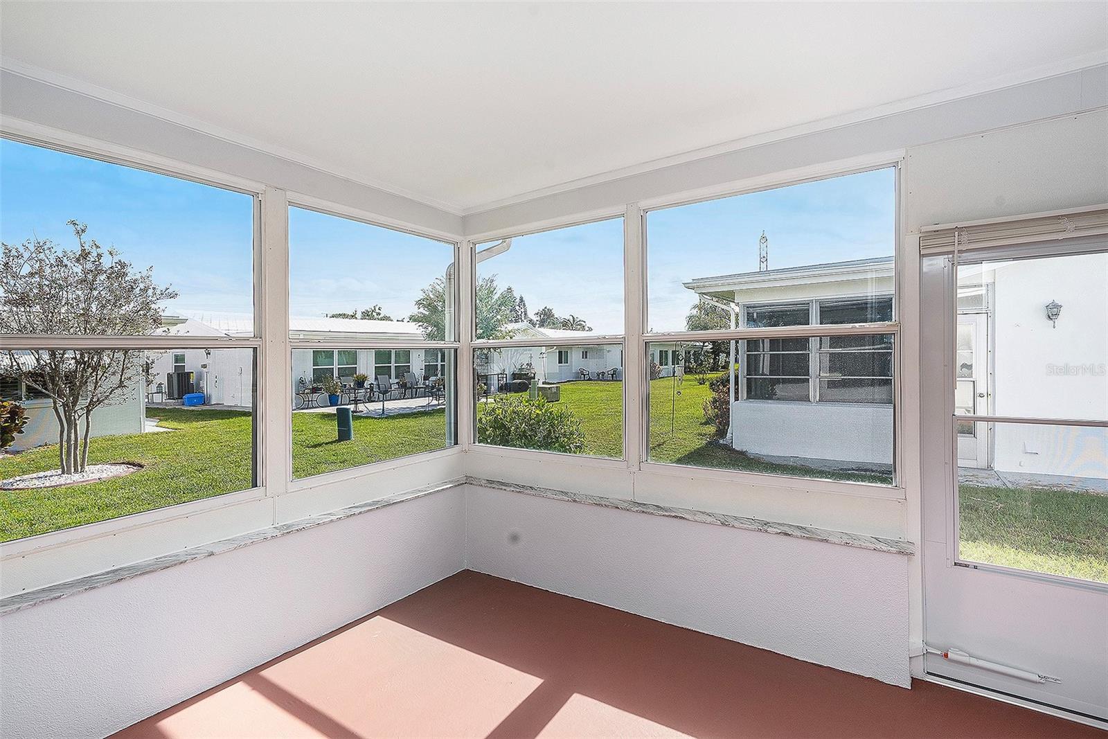 Enclosed Sunroom with AC
