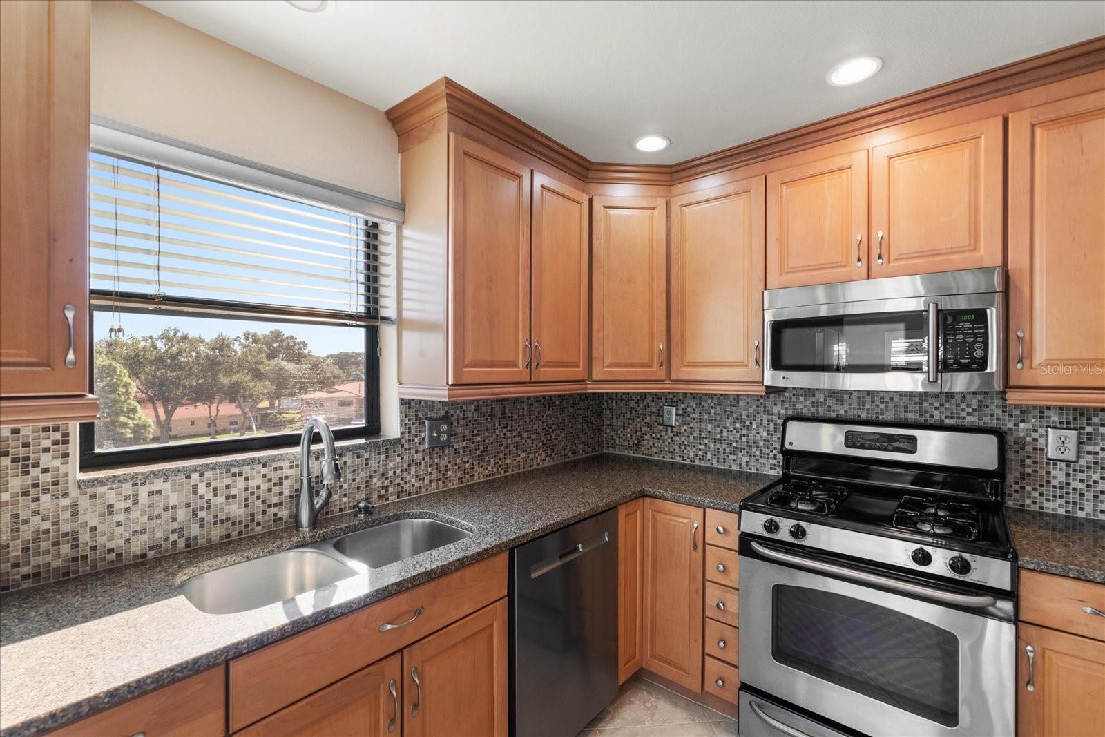 What a view while you are cooking your meals