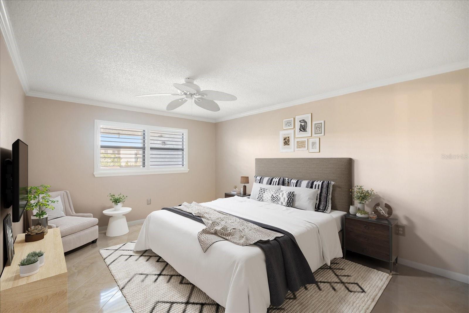 Primary Bedroom with walk in closet