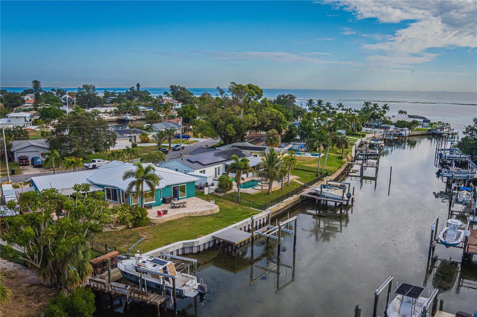 Just a short boat ride to Tampa Bay