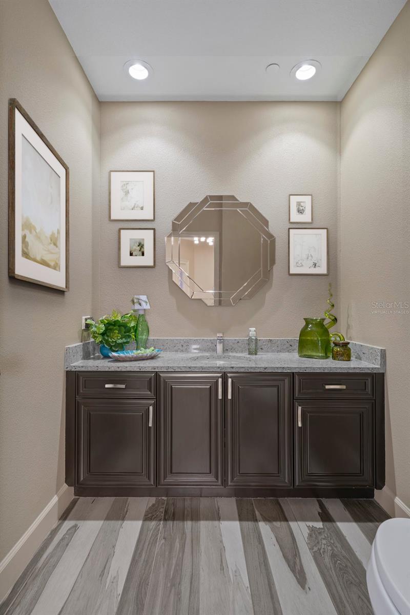 Hall Power Room. Virtually Staged