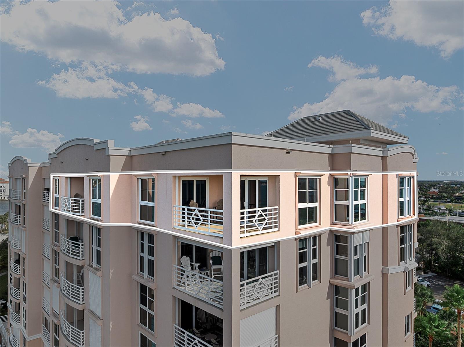 The top floor penthouse