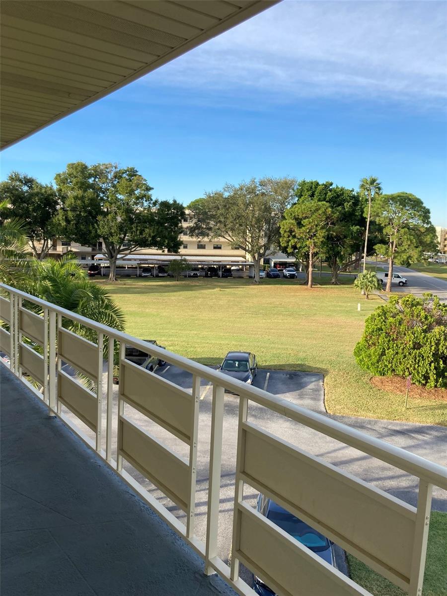 View from the front door