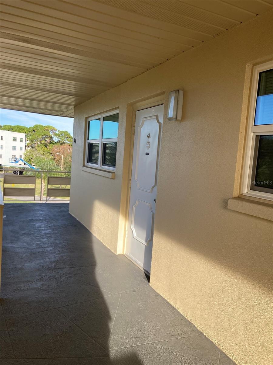 This end unit has two exterior doors!