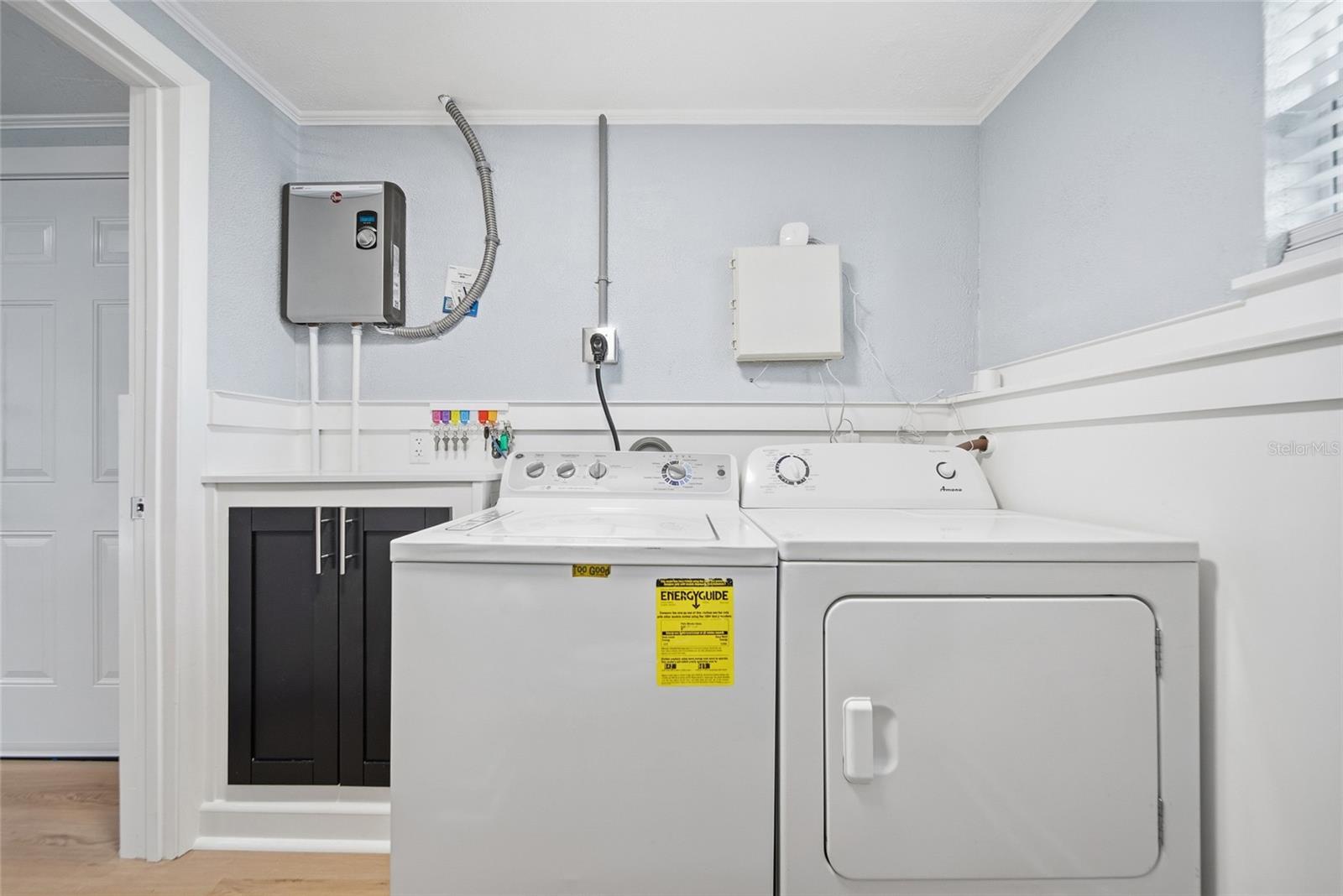 Enclosed Laundry Room!