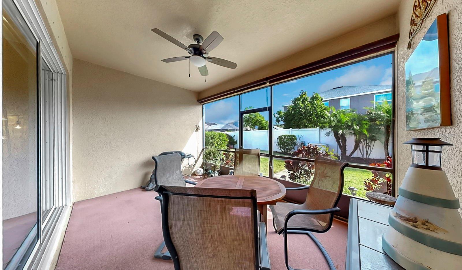 Screened-In Covered Lanai