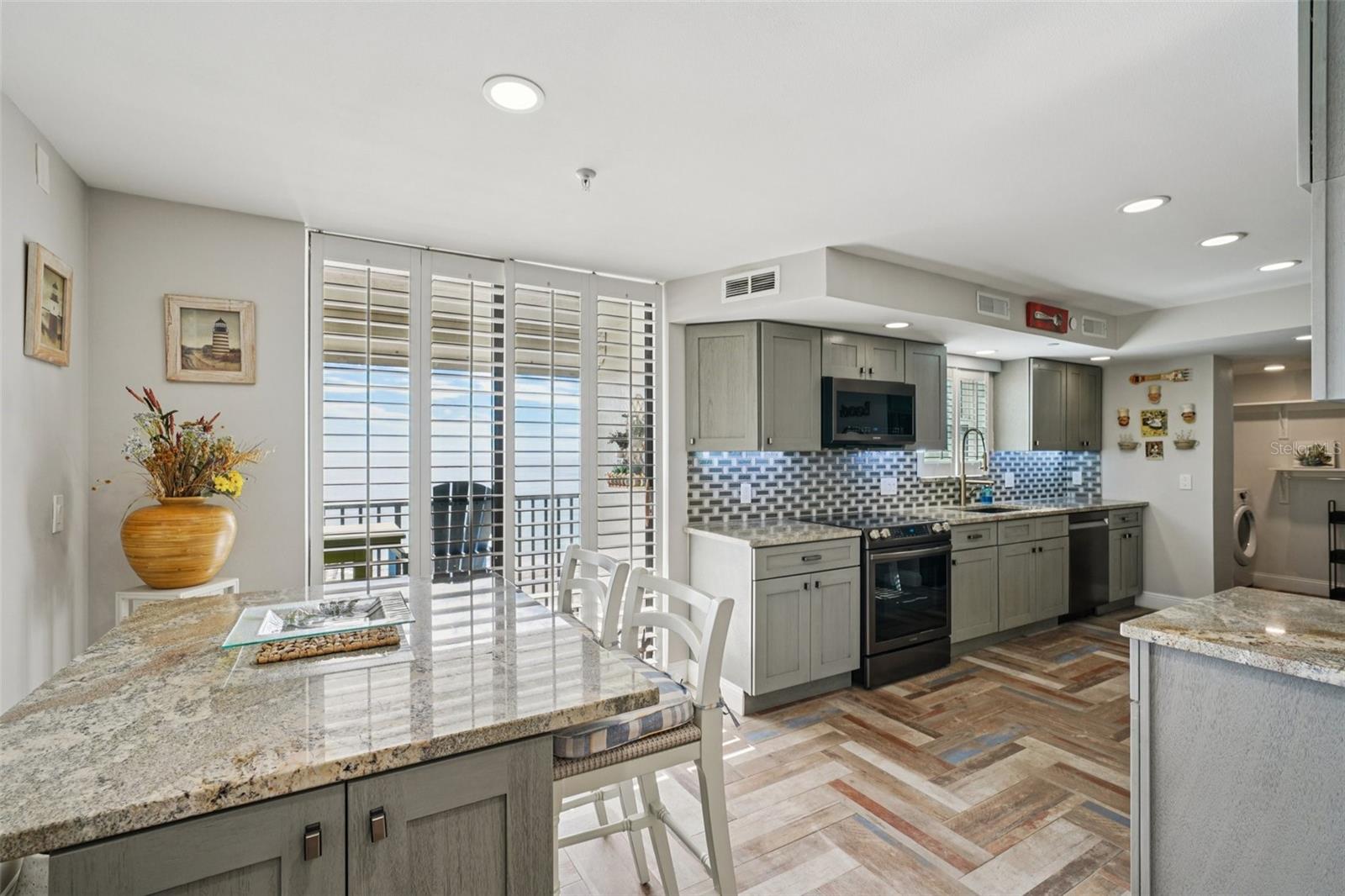 Beach Views Through the Luxurious Plantation Shutters