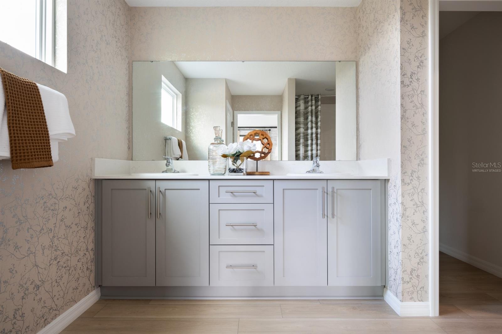 virtually staged/model home