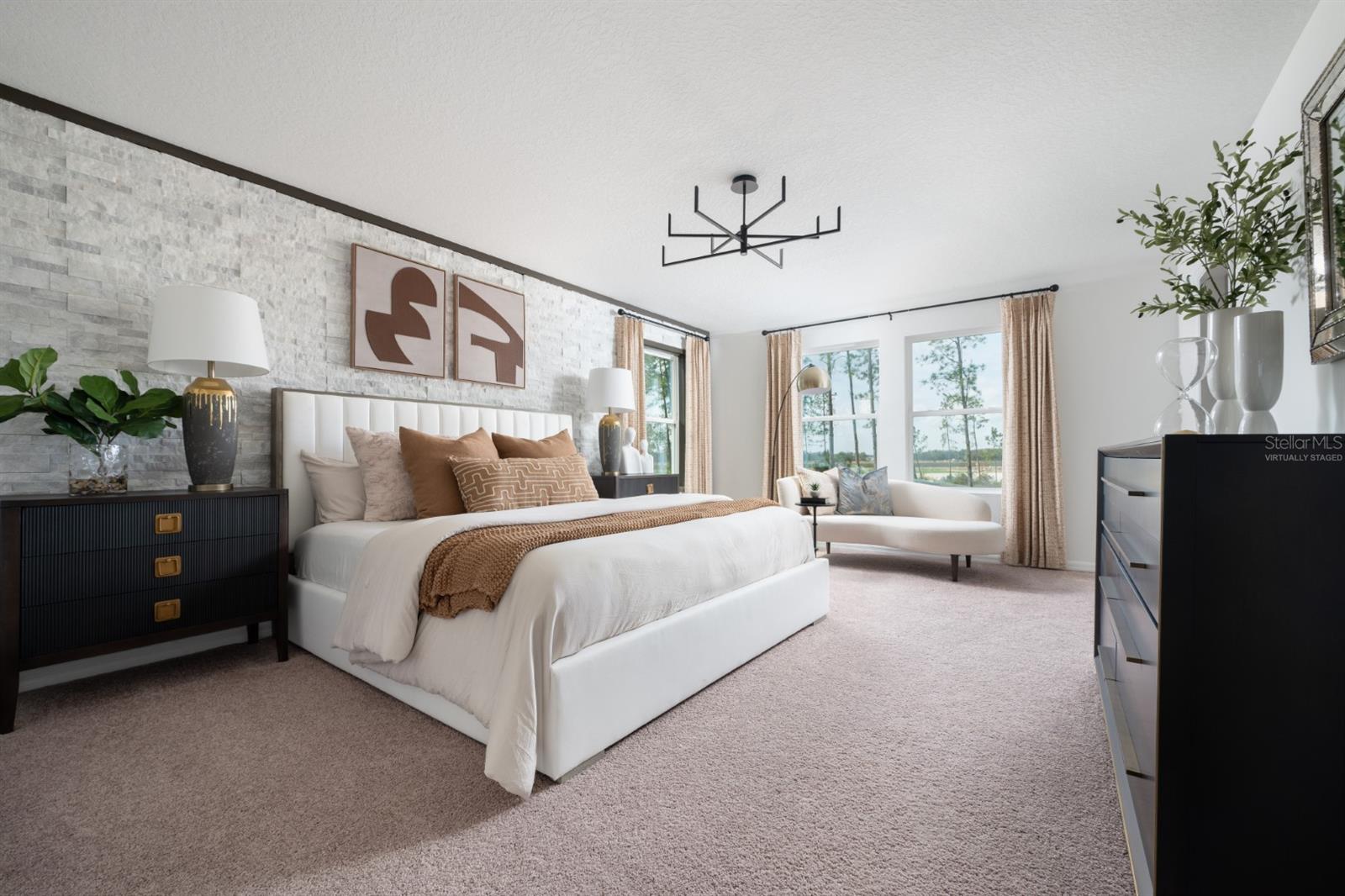 virtually staged/model home