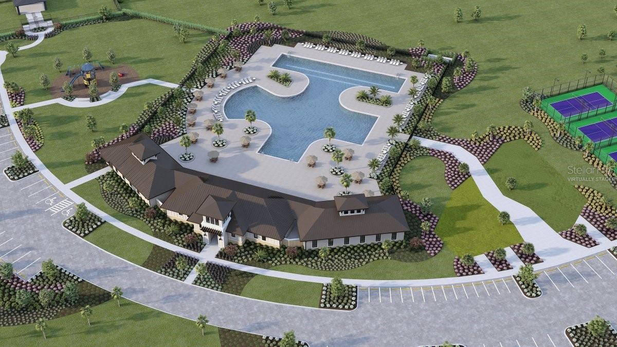 virtually staged/model home