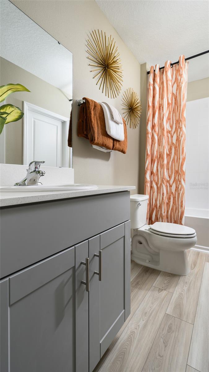 virtually staged/model home