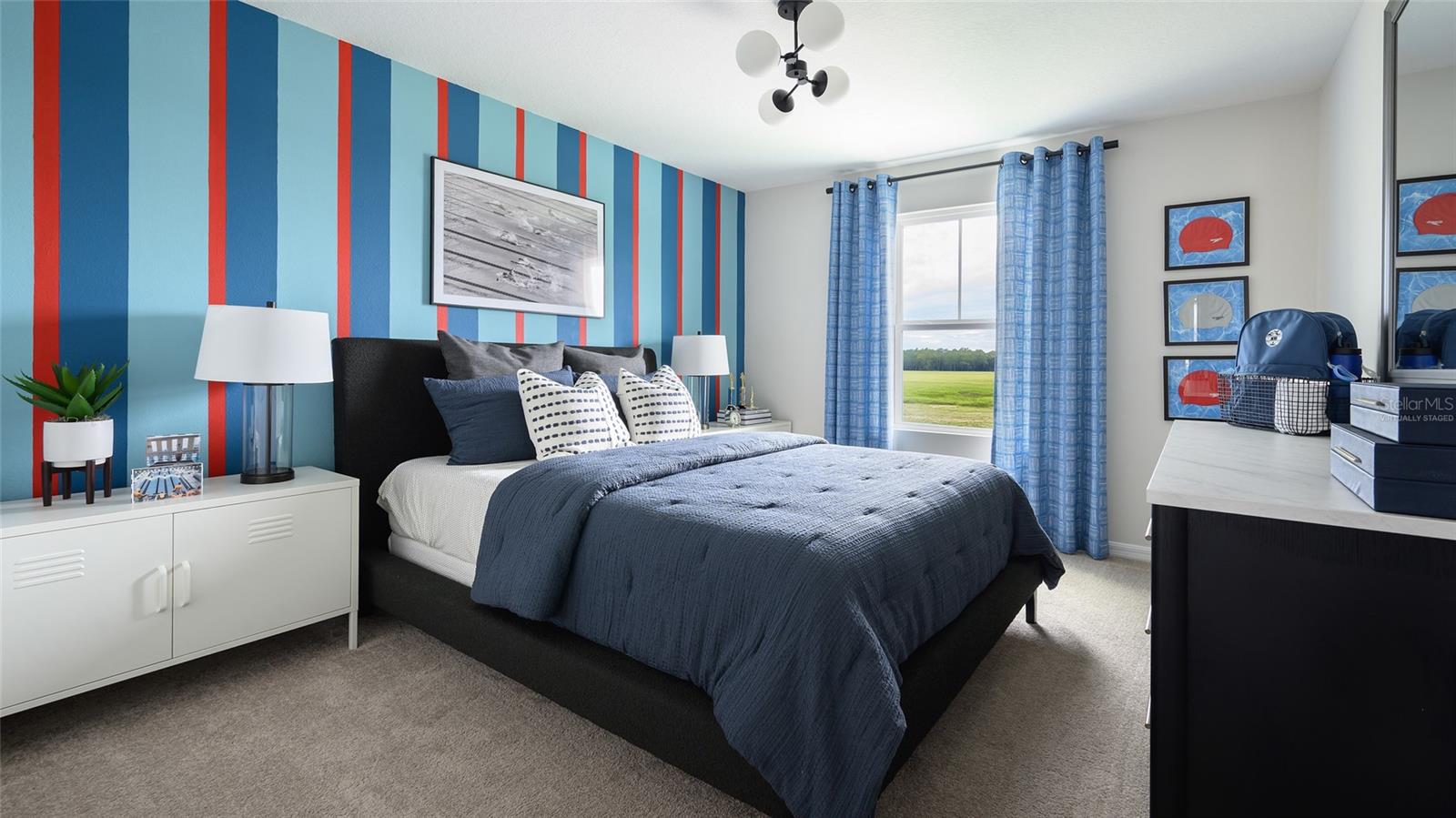 virtually staged/model home