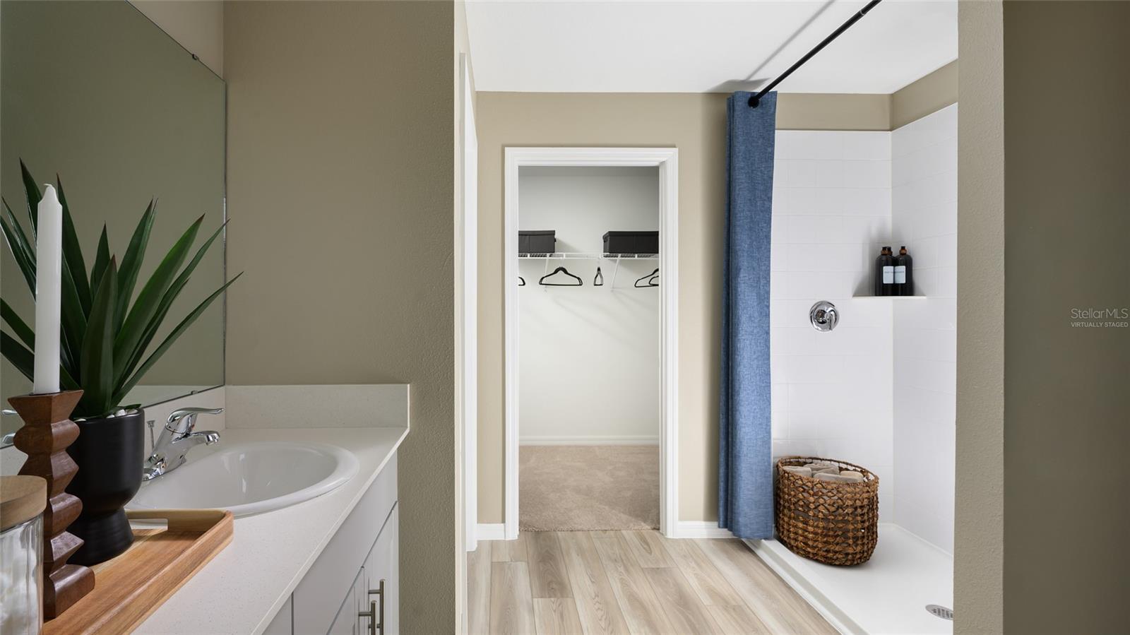 virtually staged/model home