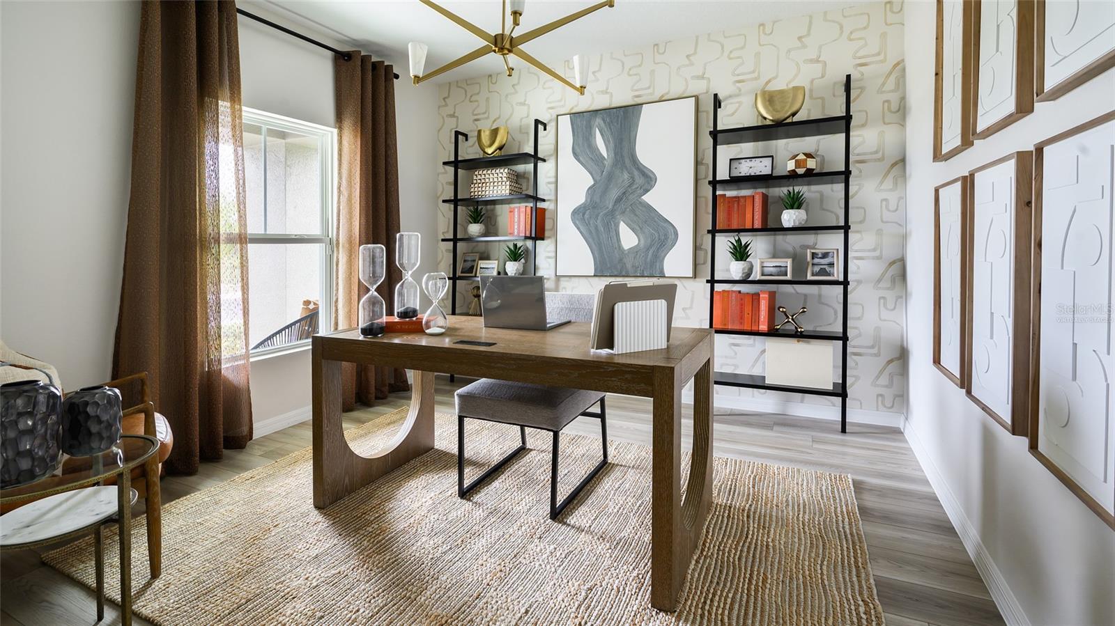 virtually staged/model home