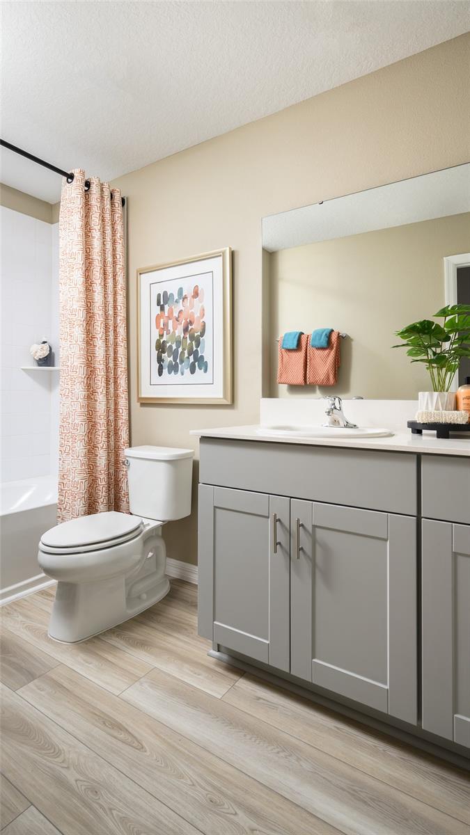 virtually staged/model home