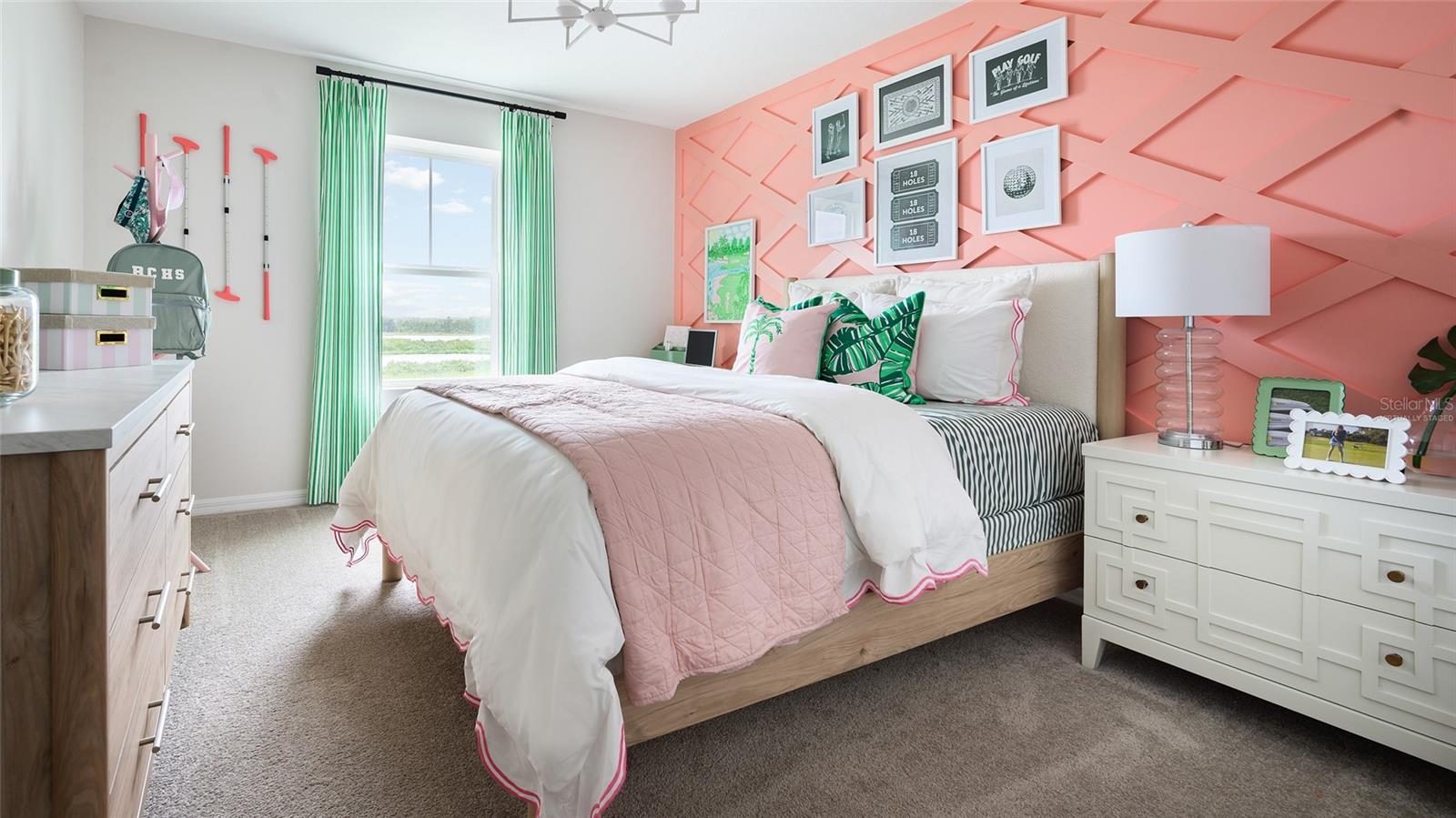 virtually staged/model home