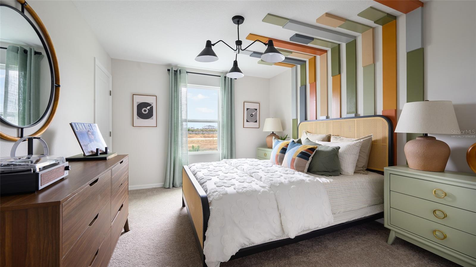 virtually staged/model home