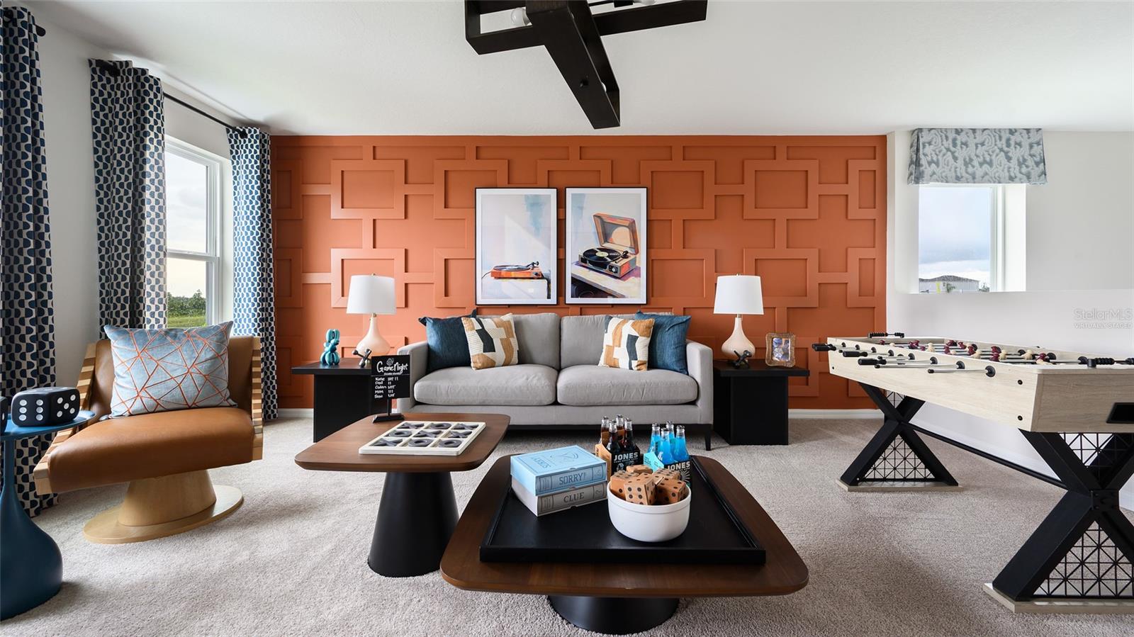 virtually staged/model home