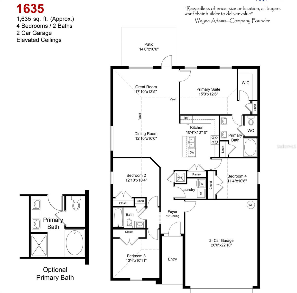 1635 Floor Plan