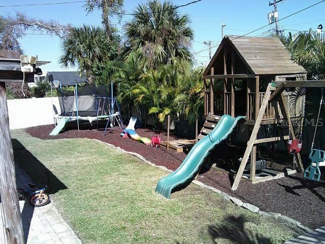 Right of Upper Patio looking to Play area