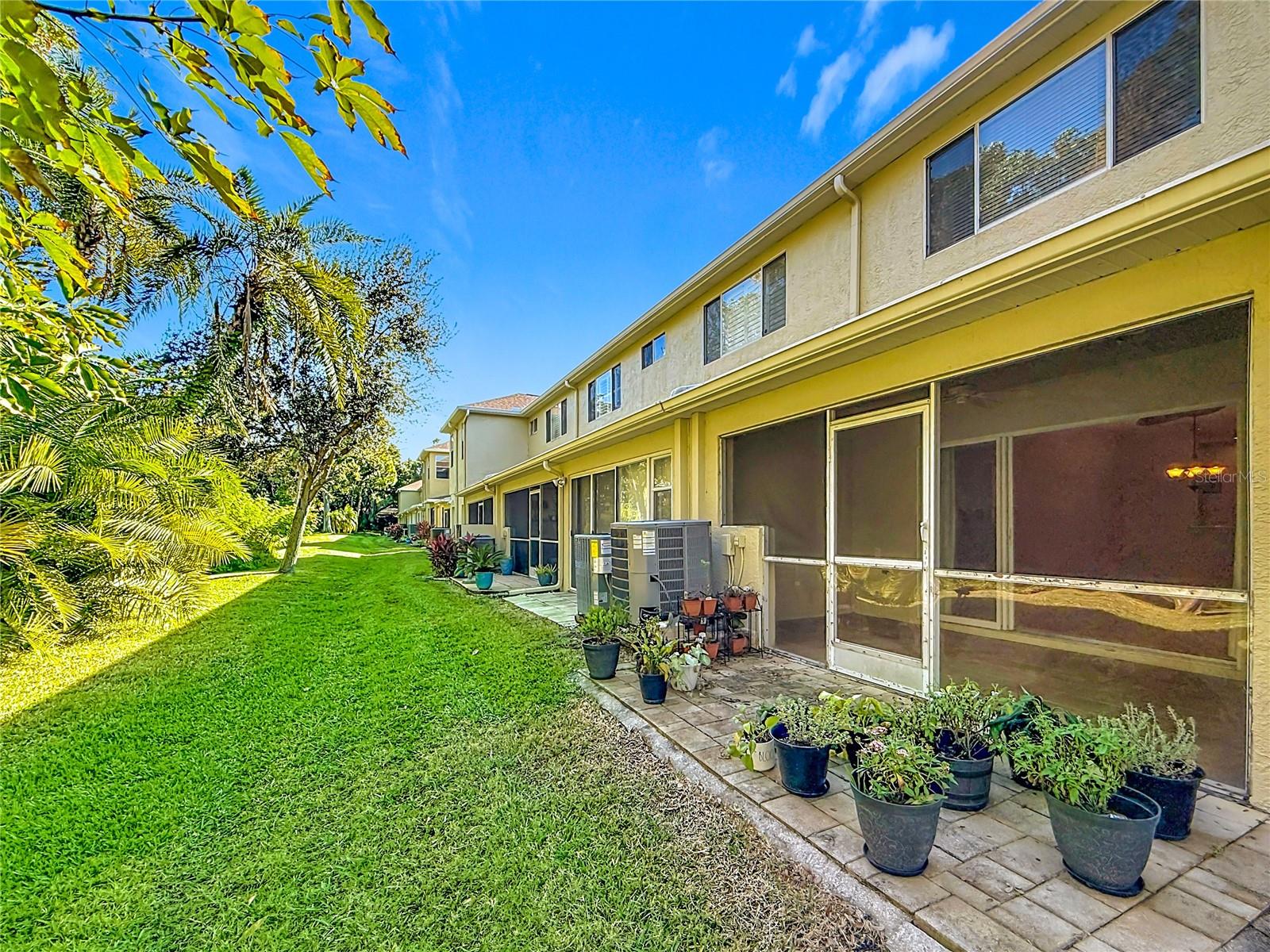 Peaceful wooded view from Lanai
