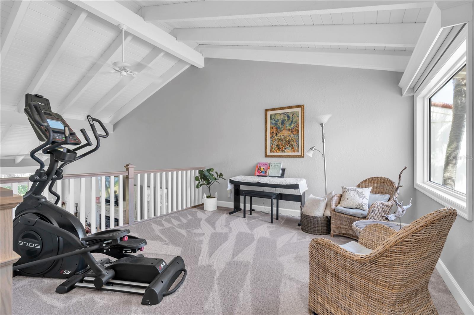 Loft area overlooking main living space