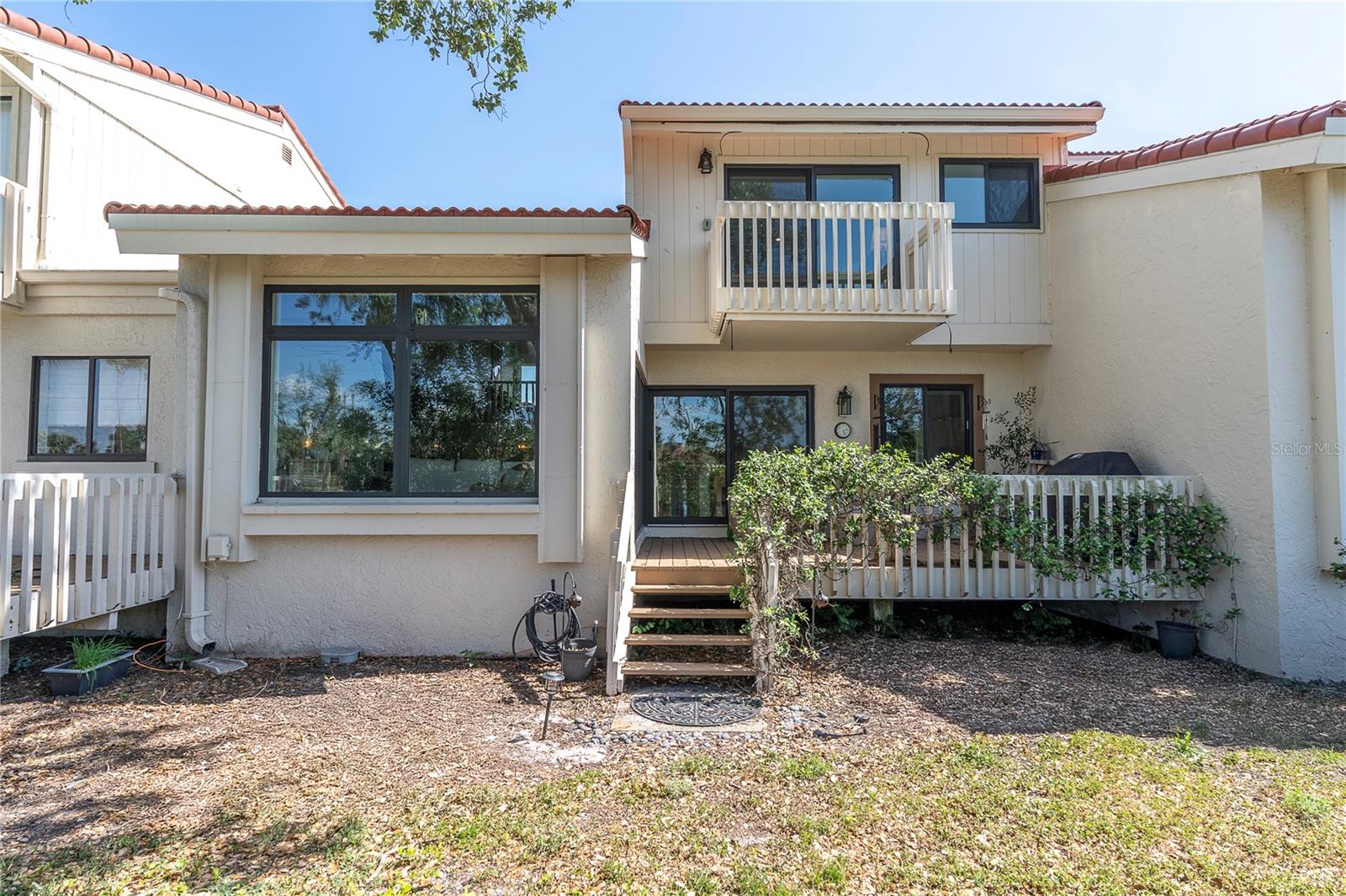 Back deck is the perfect place to enjoy the view of the golf course