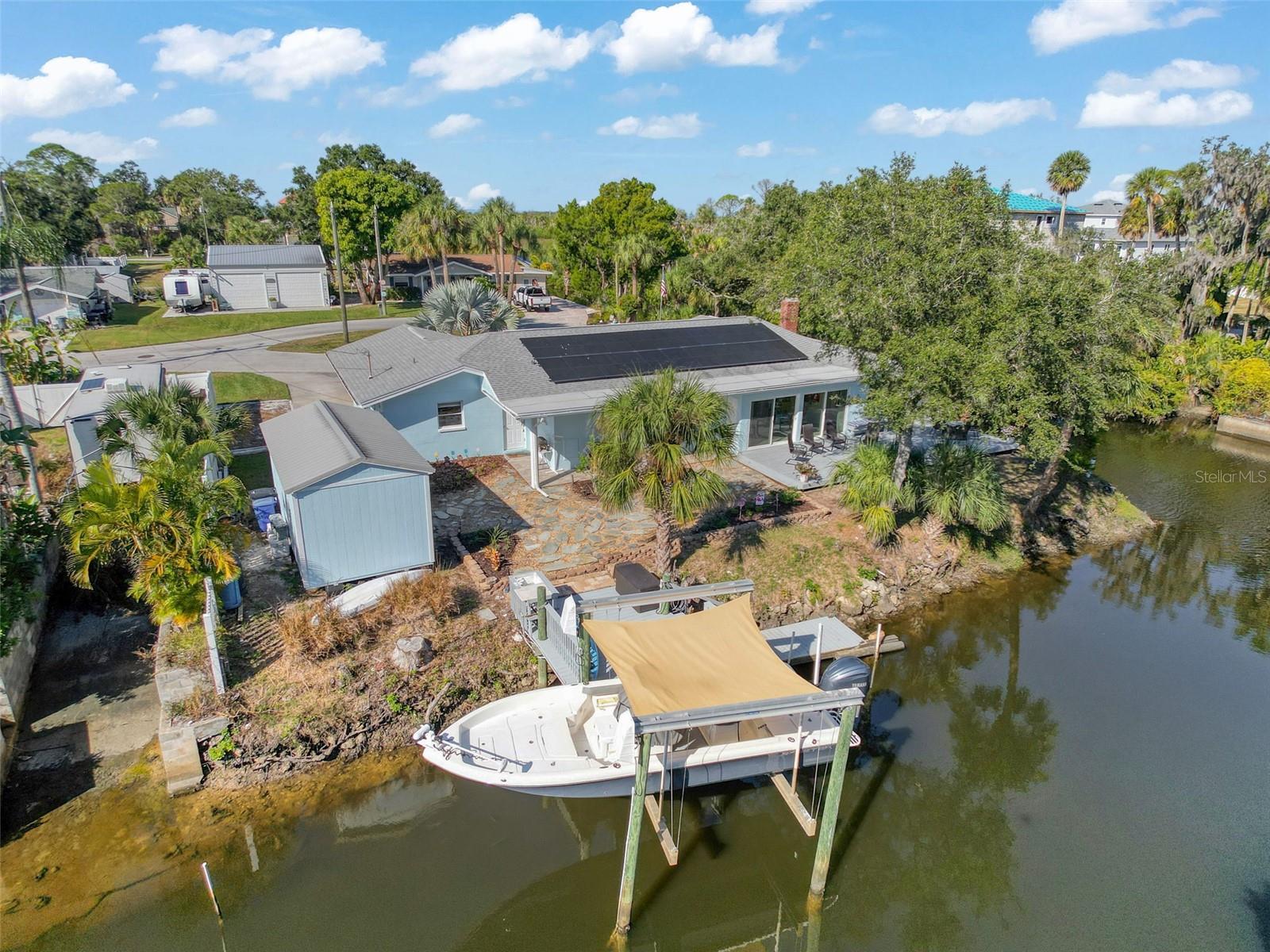 and a fish cleaning station!