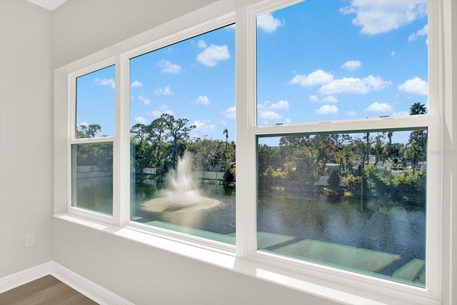 Primary Bedroom- Pond Views!