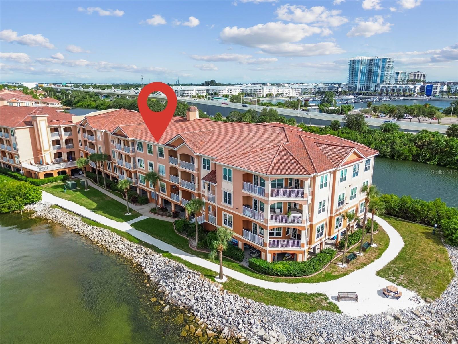 BEST BUILDING IN THE COMPLEX, FACING THE NORTH (OLD TAMPA BAY)