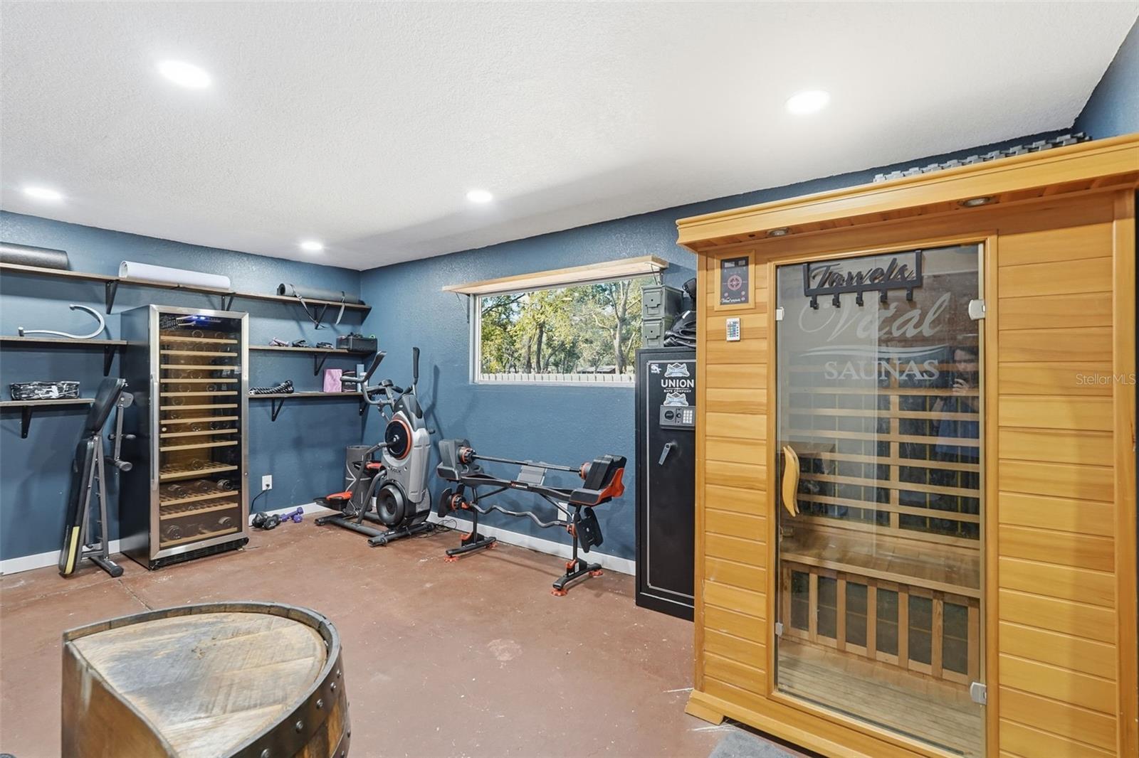 Bonus room off of the garage.